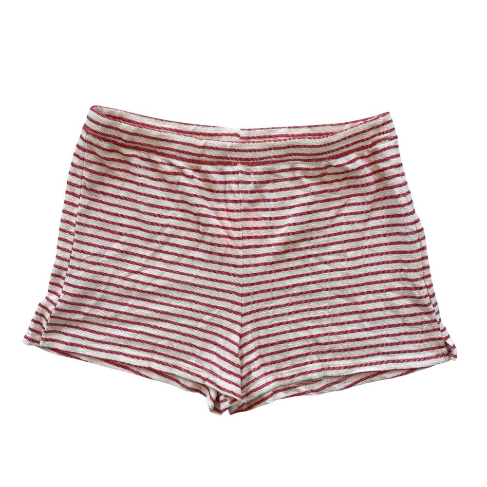 Guru g Active NWT Red Candy Striped Comfy Shorts Pajama Size Large